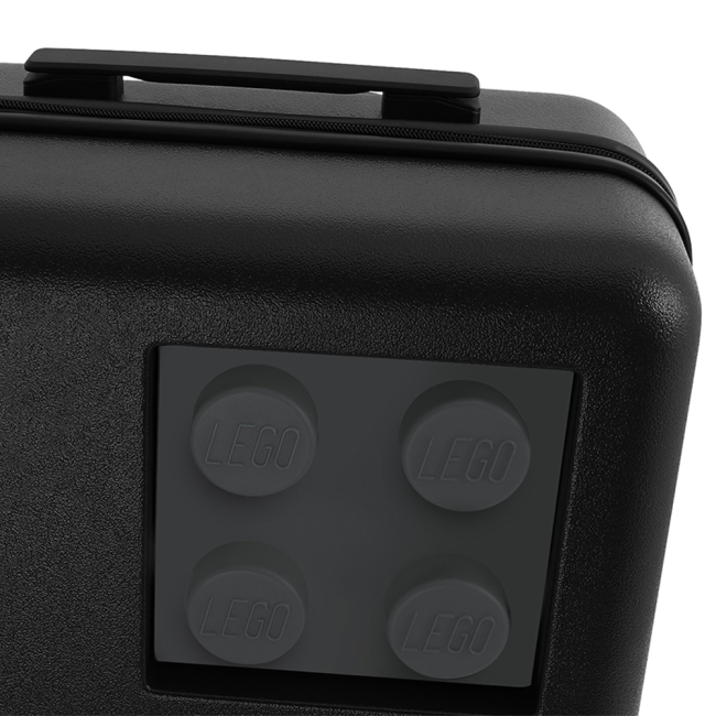 Дитячі валізи - Валіза LEGO Lifestyle Brick 2x2 Trolley S чорна з сірою вставкою (20152-1961)#9