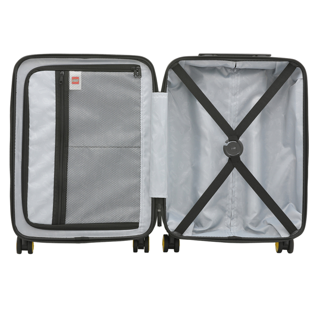 Дитячі валізи - Валіза LEGO Lifestyle Brick 2x2 Trolley S темно-сіра з жовтою вставкою (20152-1962)#5