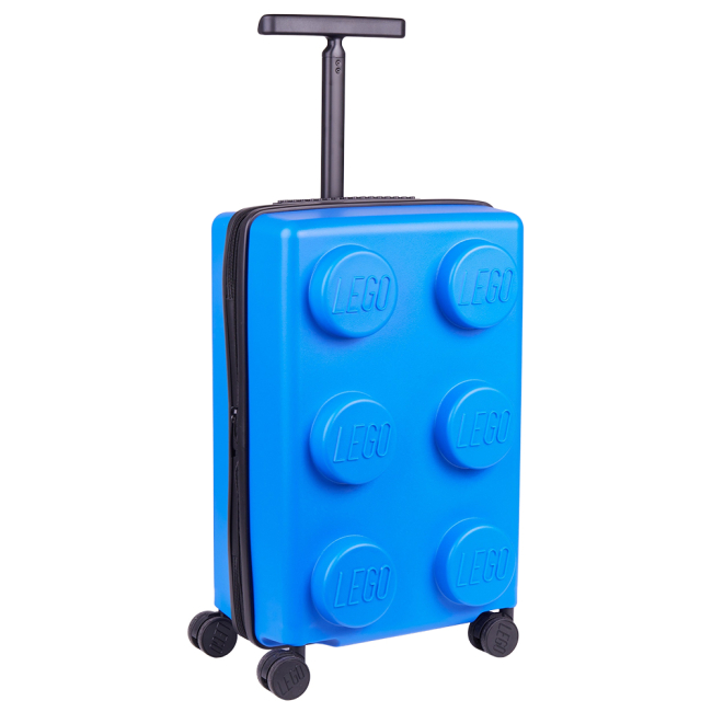 Дитячі валізи - Валіза LEGO Lifestyle Brick 2x3 Expandable Trolley розширювана синя (20290-0023)#2