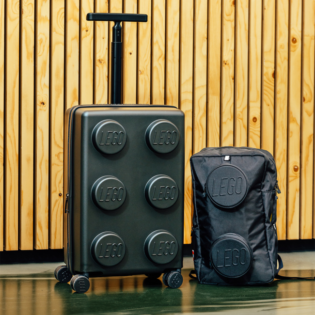 Дитячі валізи - Валіза LEGO Lifestyle Brick 2x3 Expandable Trolley розширювана чорна (20290-0026)#9