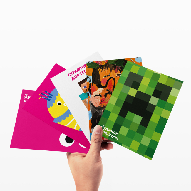 Аксесуари для свят - Листівка вітальна Майнкрафт (2300006254727)#2