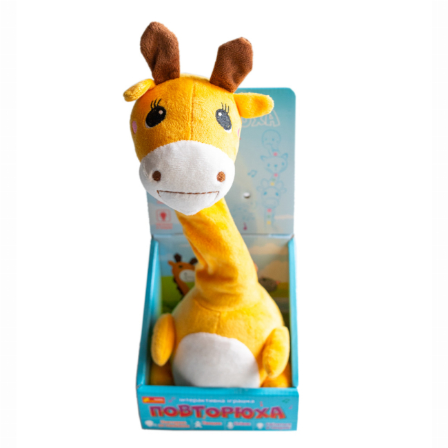М'які тварини - Інтерактивна іграшка Ranok Creative Повторюха Жираф (10100761У)#2