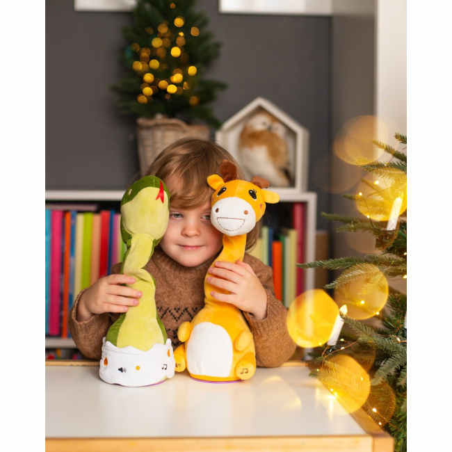 М'які тварини - Інтерактивна іграшка Ranok Creative Повторюха Жираф (10100761У)#5