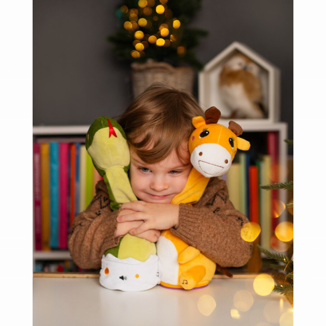 М'які тварини - Інтерактивна іграшка Ranok Creative Повторюха Жираф (10100761У)#6