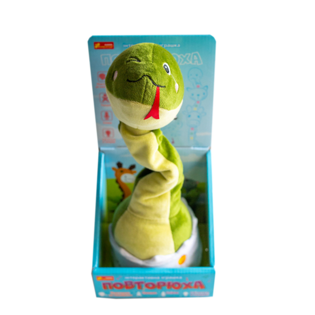 М'які тварини - Інтерактивна іграшка Ranok Creative Повторюха Змія (10100760У)#3