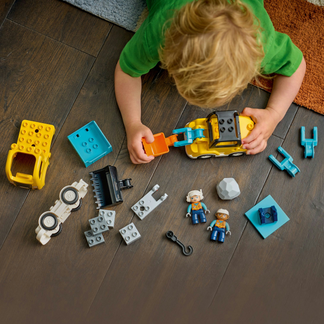 Конструкторы LEGO - Конструктор LEGO DUPLO Town Строительная техника 3 в 1 (10475)#6