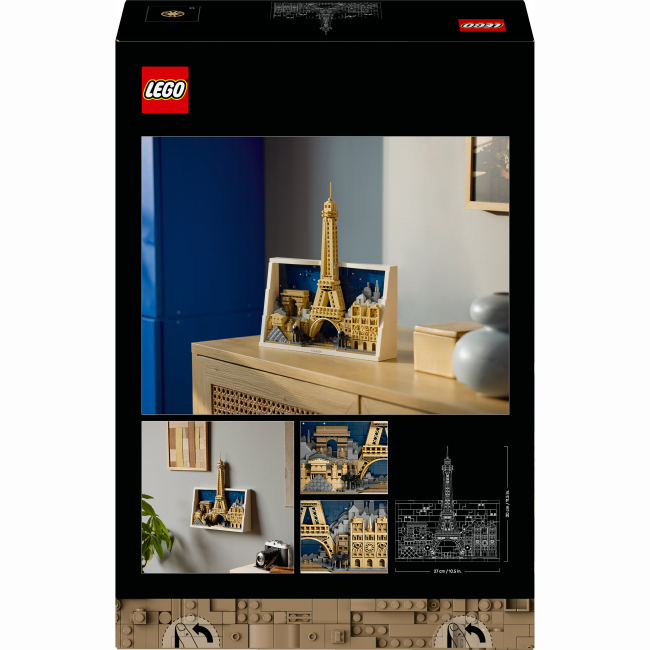 Конструктори LEGO - Конструктор LEGO Architecture​ Париж — місто кохання (21064)#3