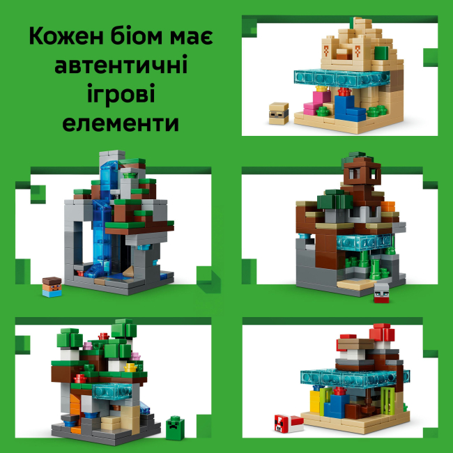 Конструкторы LEGO - Конструктор LEGO Minecraft Минибиомы (21589)#5