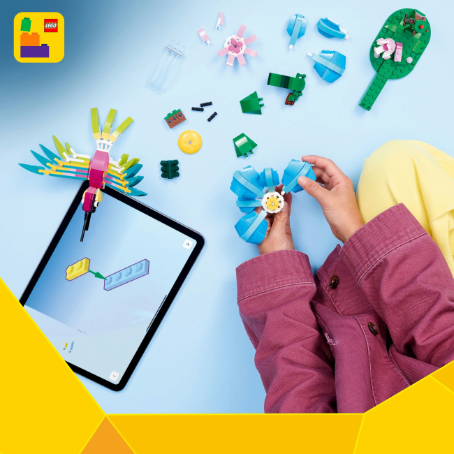 Конструктори LEGO - Конструктор LEGO Creator Дикі тварини: барвистий колібрі (31384)#8