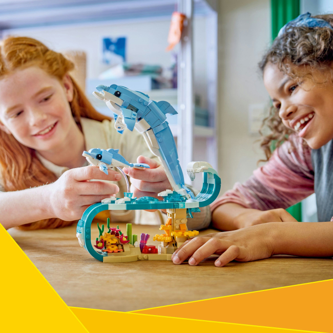 Конструкторы LEGO - Конструктор LEGO Creator Морские животные: красивые дельфины (31385)#6