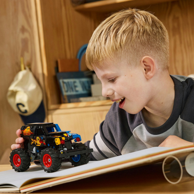 Конструкторы LEGO - Конструктор LEGO Technic Monster Jam Grave Digger Огонь и лед (42219)#6