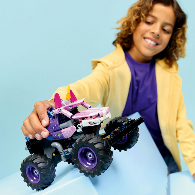 Конструкторы LEGO - Конструктор LEGO Technic Monster Jam Sparkle Smash с функцией «Pull-Back» (42220)#6