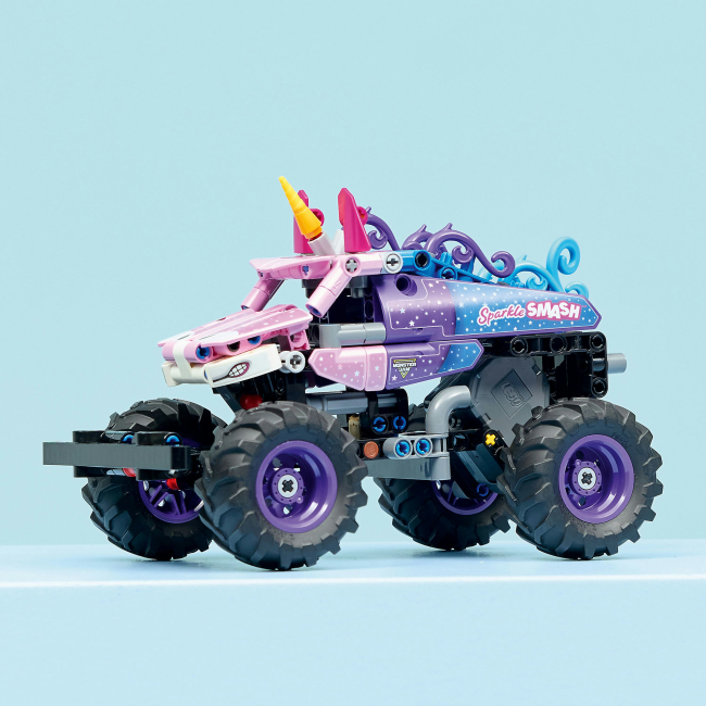 Конструкторы LEGO - Конструктор LEGO Technic Monster Jam Sparkle Smash с функцией «Pull-Back» (42220)#7