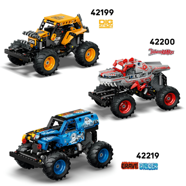 Конструкторы LEGO - Конструктор LEGO Technic Monster Jam Sparkle Smash с функцией «Pull-Back» (42220)#9