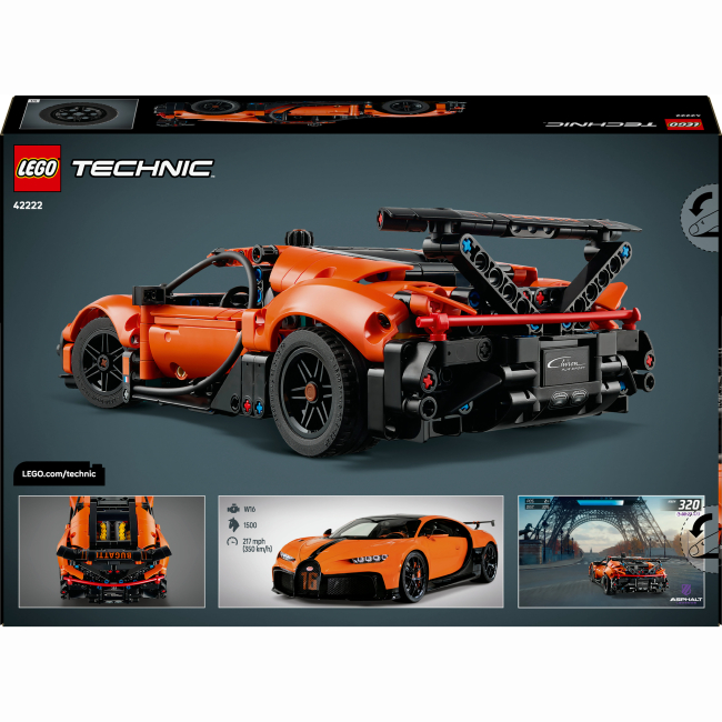 Конструкторы LEGO - Конструктор LEGO Technic Гиперкар Bugatti Chiron Pur Sport (42222)#3