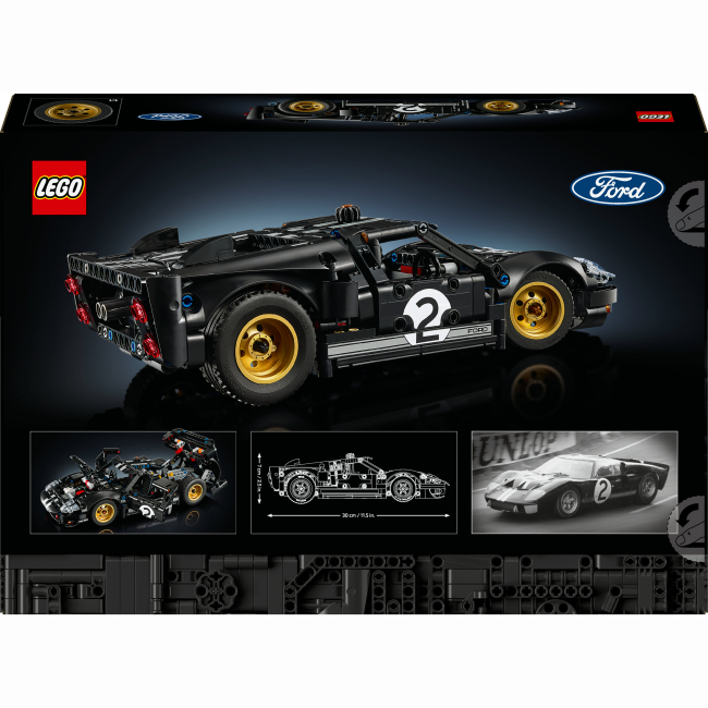 Конструкторы LEGO - Конструктор LEGO Technic Автомобиль для гонки Ford GT40 MKII 1966 года (42223)#3