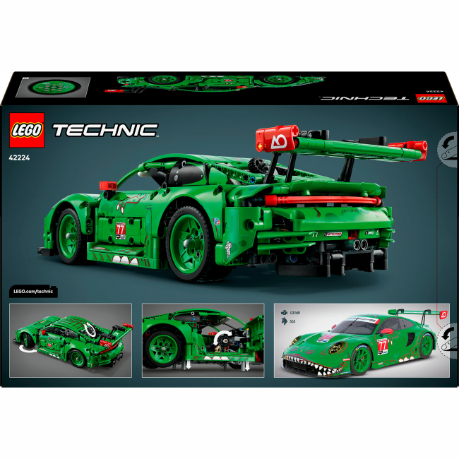 Конструкторы LEGO - Конструктор LEGO Technic Автомобиль Porsche 911 GT3 R REXY AO Racing (42224)#3