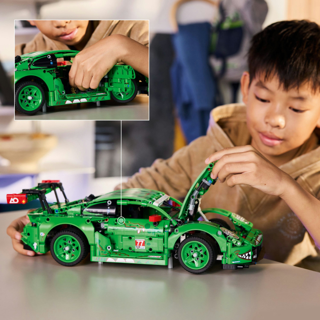 Конструкторы LEGO - Конструктор LEGO Technic Автомобиль Porsche 911 GT3 R REXY AO Racing (42224)#7
