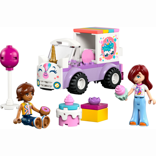 Конструкторы LEGO - Конструктор LEGO Friends Автомобиль для доставки тортов с единорогами (42675)#2