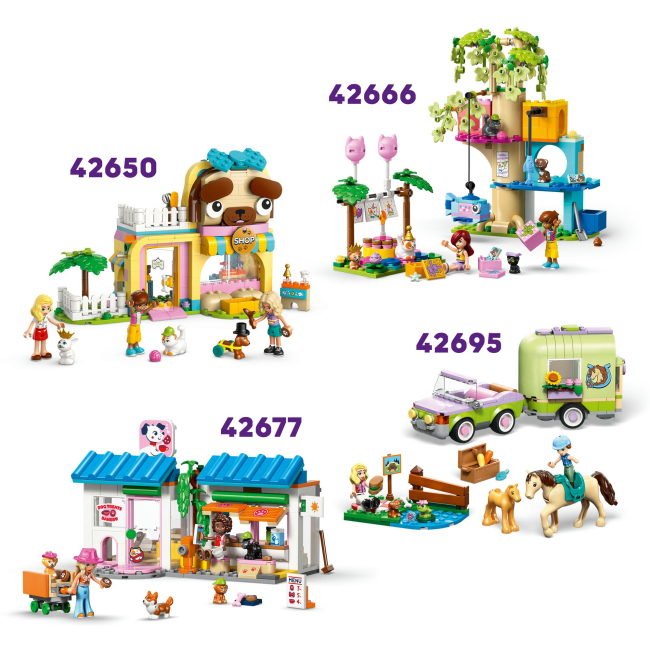 Конструкторы LEGO - Конструктор LEGO Friends Фургон с аксессуарами для любимцев (42678)#9
