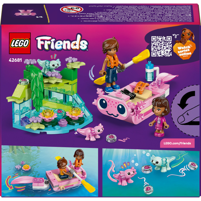 Конструкторы LEGO - Конструктор LEGO Friends Приключенческая лодка «Аксолотль» (42681)#3