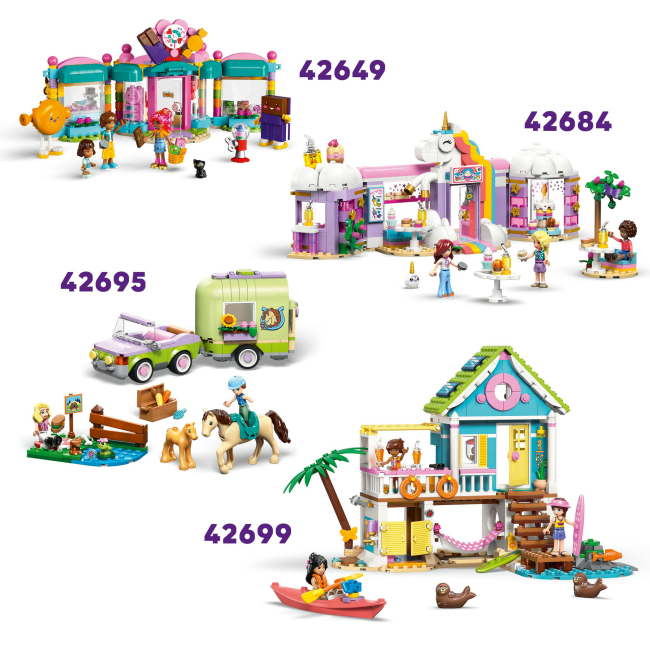 Конструкторы LEGO - Конструктор LEGO Friends Ятка с мороженым и воздушными шариками (42692)#9
