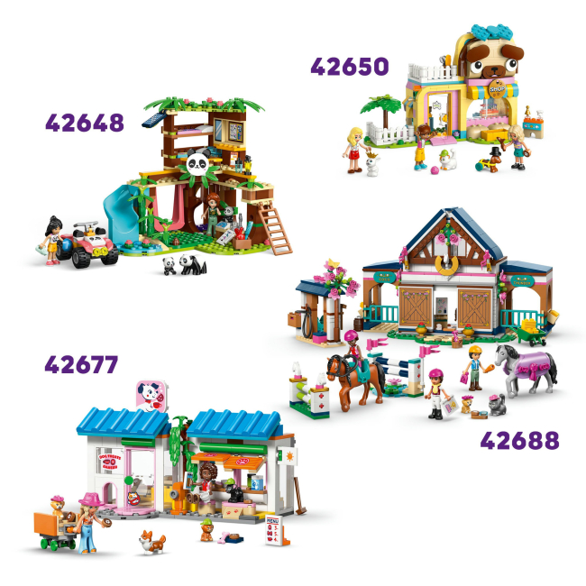 Конструкторы LEGO - Конструктор LEGO Friends Прицеп для лошади и жеребенка (42695)#9
