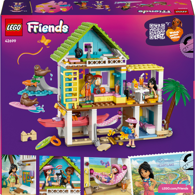 Конструкторы LEGO - Конструктор LEGO Friends Пляжный домик с морскими котиками (42699)#3