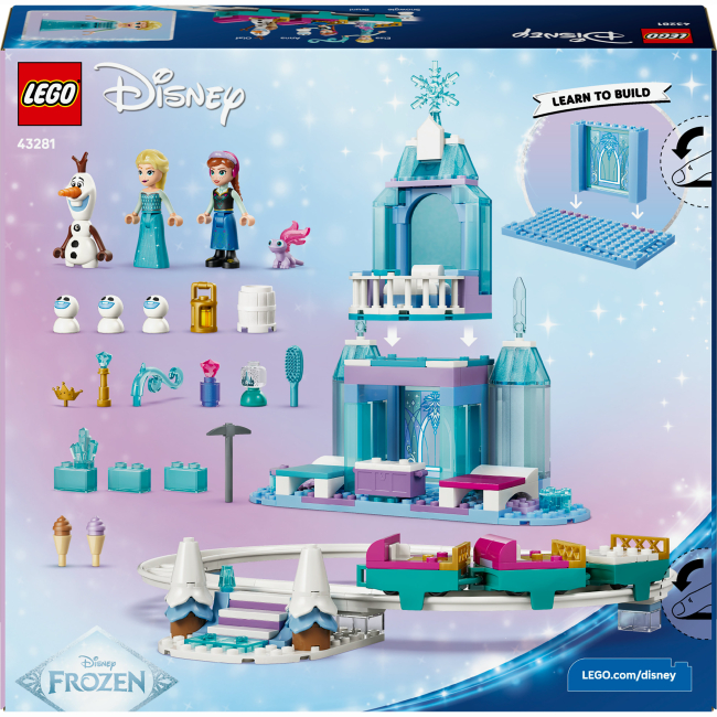 Конструкторы LEGO - Конструктор LEGO Disney Frozen Ледяной дворец Эльзы и веселое катание на санках (43281)#3