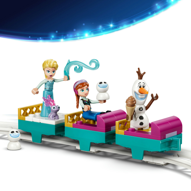Конструкторы LEGO - Конструктор LEGO Disney Frozen Ледяной дворец Эльзы и веселое катание на санках (43281)#7