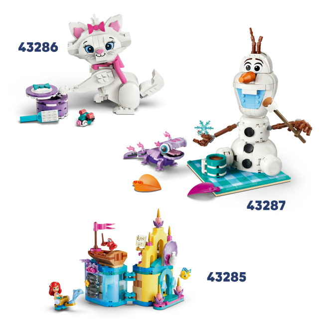 Конструкторы LEGO - Конструктор LEGO Disney Frozen Ледяной дворец Эльзы и веселое катание на санках (43281)#9