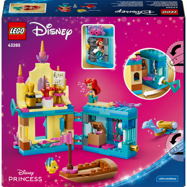 Конструкторы LEGO - Конструктор LEGO Disney Princess Очаровательный минидворец Ариэль (43285)#3