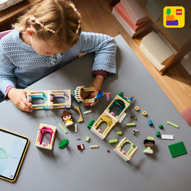 Конструкторы LEGO - Конструктор LEGO Disney Princess Минипринцессы Бель и Тиана с замком (43291)#8