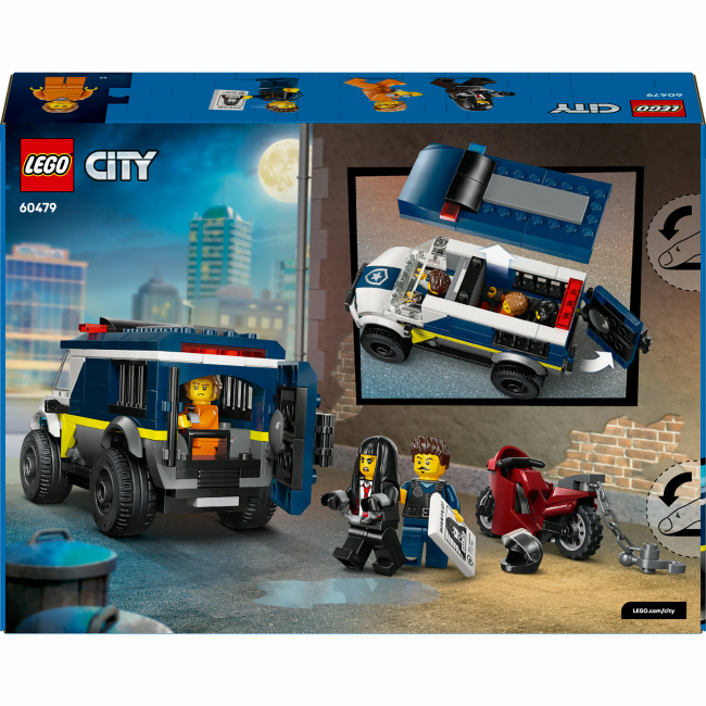 Конструкторы LEGO - Конструктор LEGO City Полицейский фургон для перевозки заключенных (60479)#3