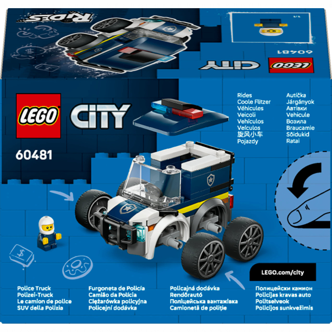 Конструкторы LEGO - Конструктор LEGO City Автомобили — Полицейский грузовик (60481)#3