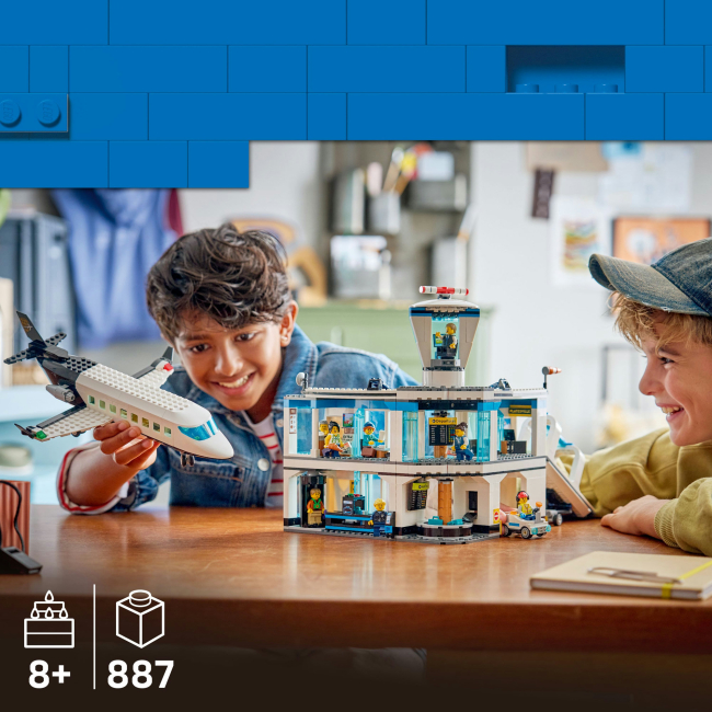 Конструктори LEGO - Конструктор LEGO City Аеропорт із літаком (60502)#4