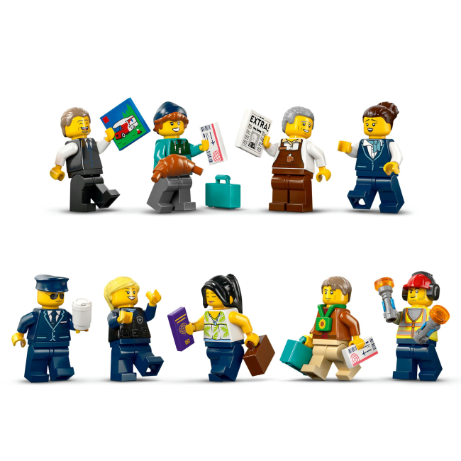 Конструктори LEGO - Конструктор LEGO City Аеропорт із літаком (60502)#7