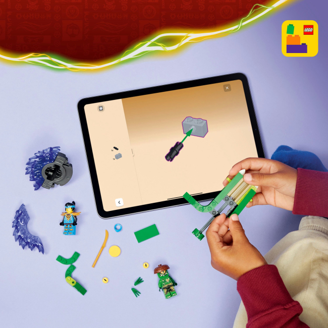 Конструкторы LEGO - Конструктор LEGO NINJAGO Ния против спинера монстра-мутанта (71849)#8