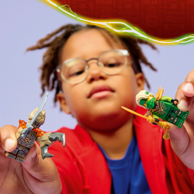 Конструкторы LEGO - Конструктор LEGO NINJAGO Ллойд против спинера земельного монстра (71850)#6