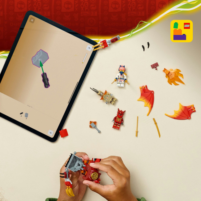 Конструкторы LEGO - Конструктор LEGO NINJAGO Боевой набор работа Дракона Кая (71851)#8