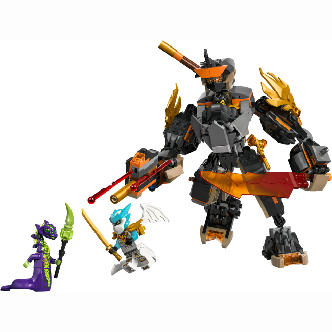 Конструкторы LEGO - Конструктор LEGO NINJAGO Робот Коула для миссии и Дракон Зейн (71854)#2