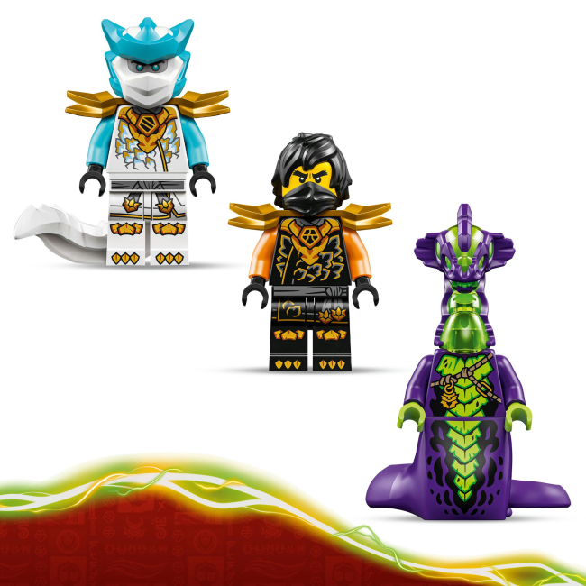 Конструкторы LEGO - Конструктор LEGO NINJAGO Робот Коула для миссии и Дракон Зейн (71854)#7