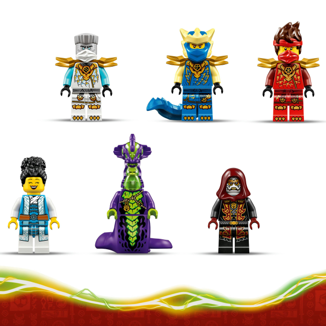 Конструктори LEGO - Конструктор LEGO NINJAGO Автомобільна битва ніндзя біля будинку на дереві (71857)#7