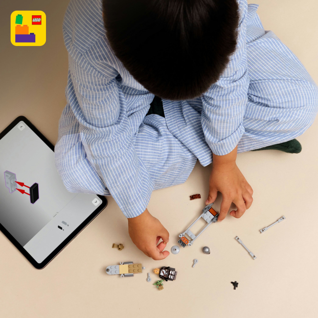 Конструкторы LEGO - Конструктор LEGO Star Wars Скоростной мотоцикл Мандалорца и Грогу (75436)#8