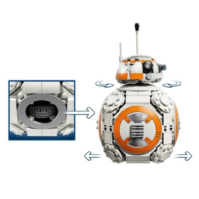 Конструкторы LEGO - Конструктор LEGO Star Wars Дроид-астромеханик BB-8 (75452)#5
