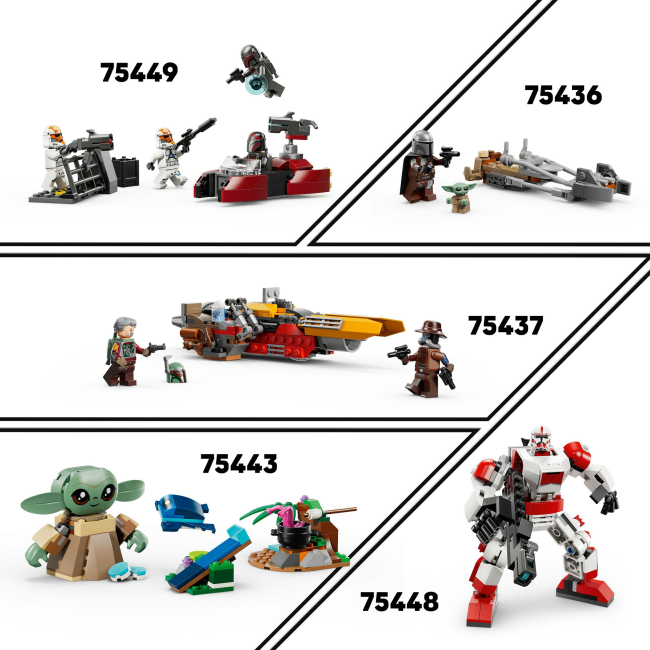 Конструктори LEGO - Конструктор LEGO Star Wars Дроїд-астромеханік BB-8 (75452)#9