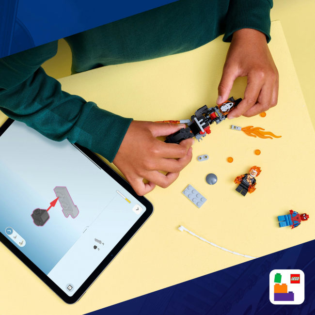 Конструктори LEGO - Конструктор LEGO Marvel Людина-павук vs. Примарний вершник на мотоциклі (76335)#8