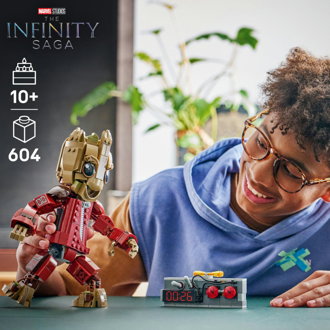 Конструктори LEGO - Конструктор LEGO Marvel Ґрут у комбінезоні Спустошувачів (76341)#4