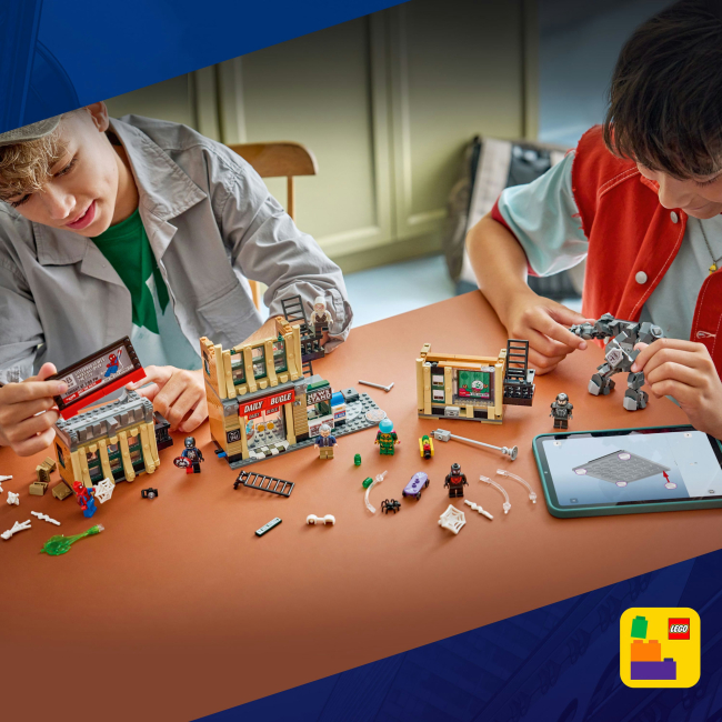 Конструктори LEGO - Конструктор LEGO Marvel Людина-павук проти Містеріо: Дейлі Б'юґл (76342)#8