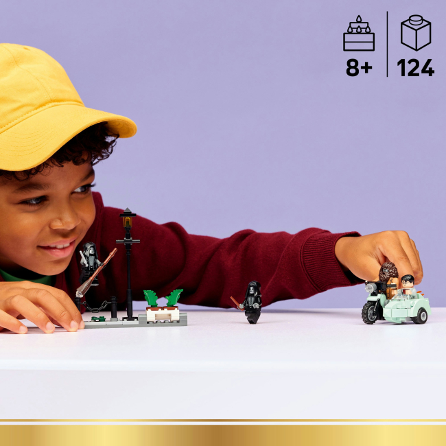 Конструктори LEGO - Конструктор LEGO Harry Potter Геґрід і Гаррі: Втеча з Тисової вулиці (76459)#4